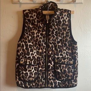 Leopard Print Vest